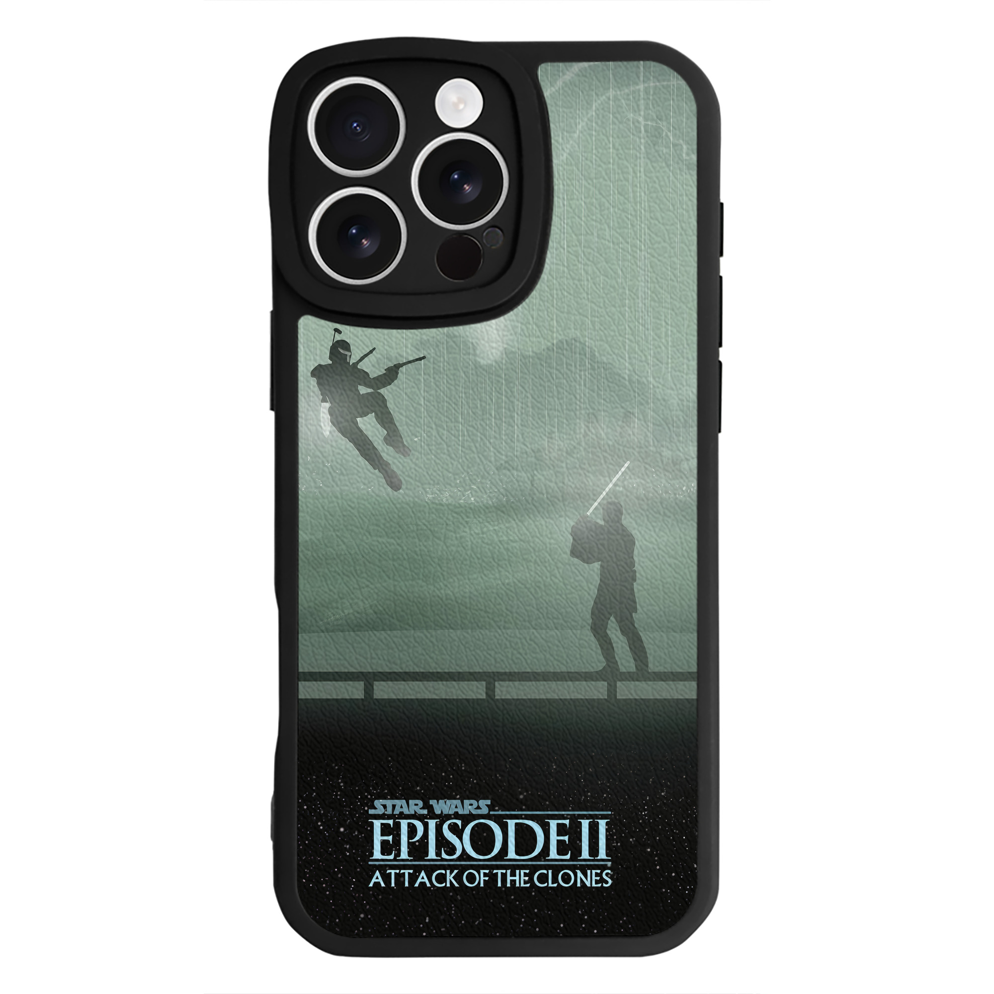 （画像用） スター・ウォーズ Star Wars 【iPhone 16シリーズ対応】シリコンスマホケース（レザー調） 材質：シリコン